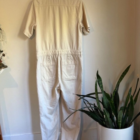 Women's Cream Jumpsuit - Picture 10 of 10